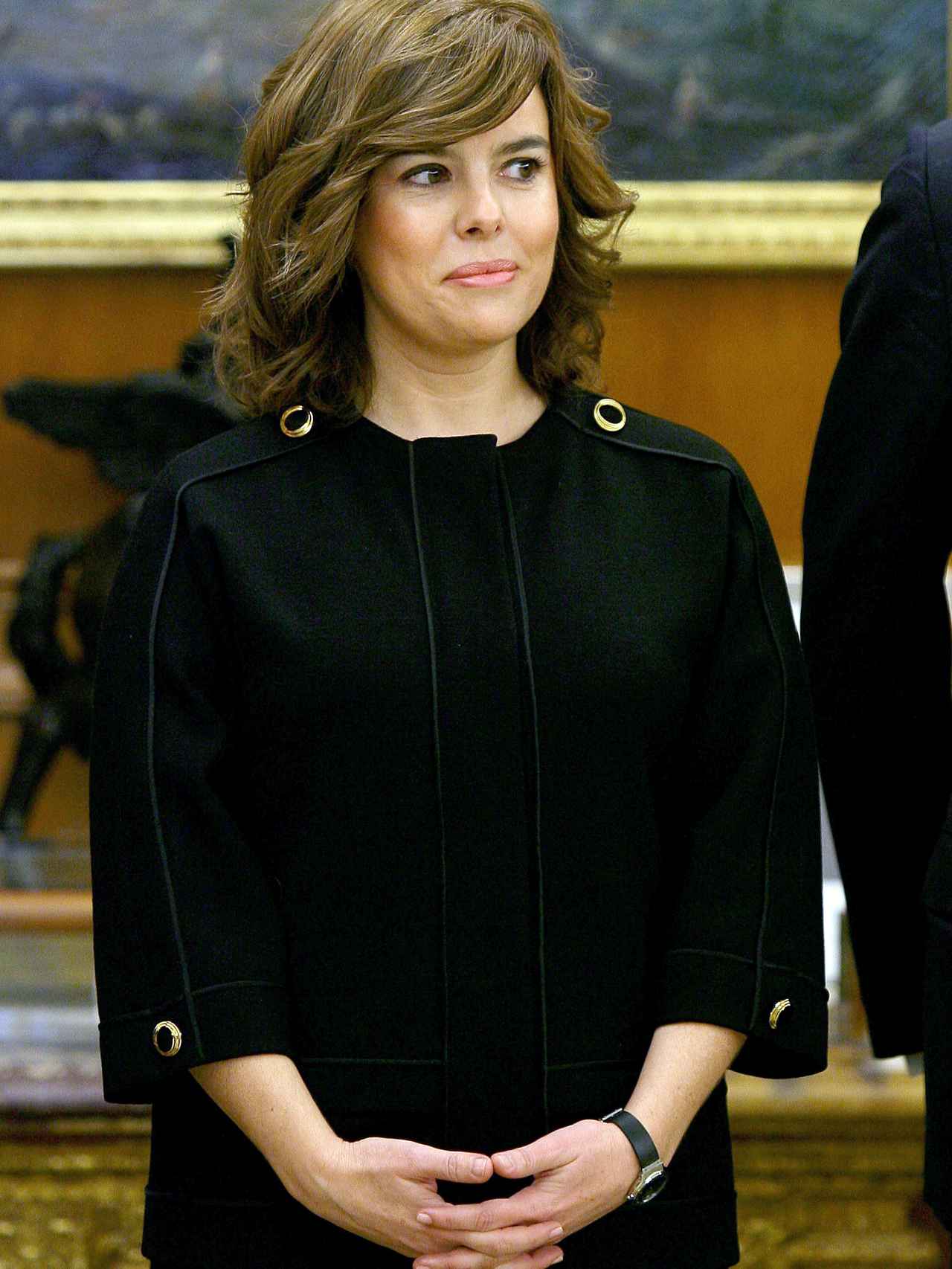 Soraya Sáenz de Santamaría en su jura como vicepresidenta del Gobierno en 2011.
