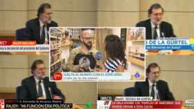 TVE utilizó el argumentario del PP para hablar de la declaración de Rajoy
