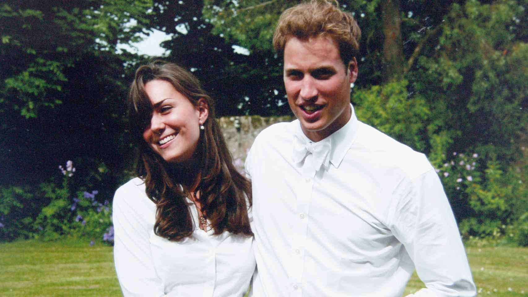 El príncipe Guillermo y Kate Middleton en una imagen a principios de los 2000.