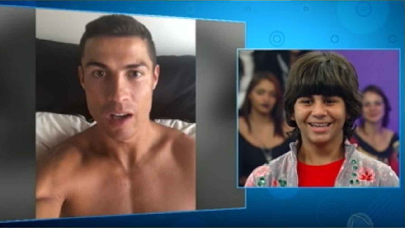 La emotiva reacción de un niño al recibir un mensaje de Cristiano Ronaldo