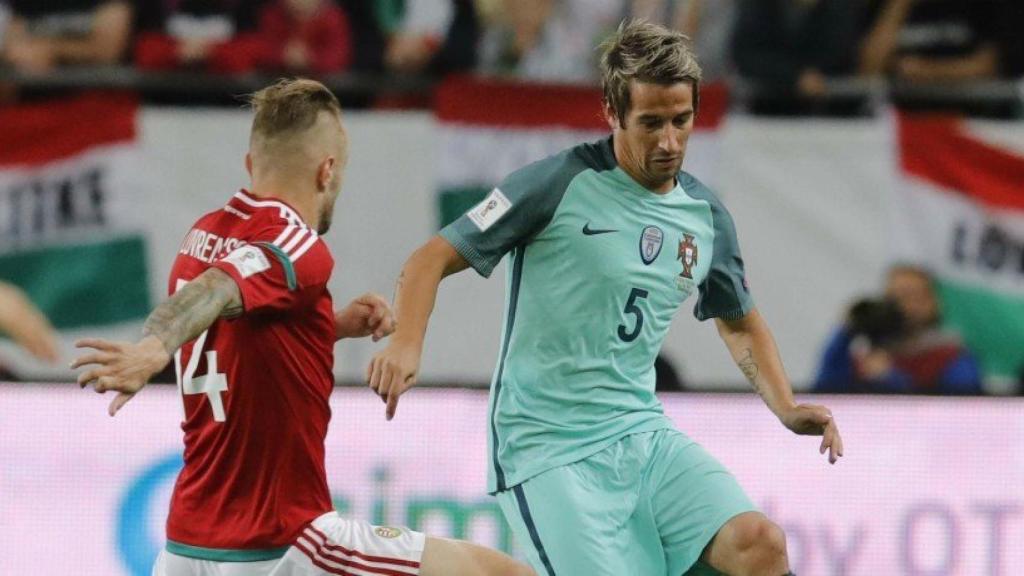 Coentrao se lesiona con Portugal. Foto fpf.pt