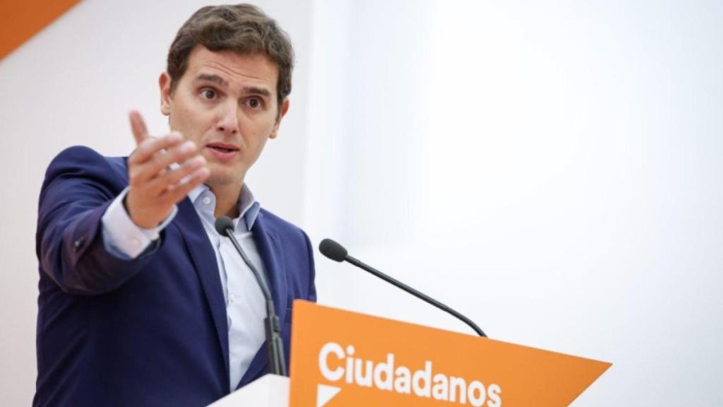 Albert Rivera, presidente de Ciudadanos, en Madrid.