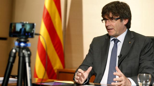 El presidente de la Generalitat Carles Puigdemont.