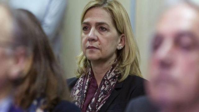 La Infanta Cristina en el banquillo.