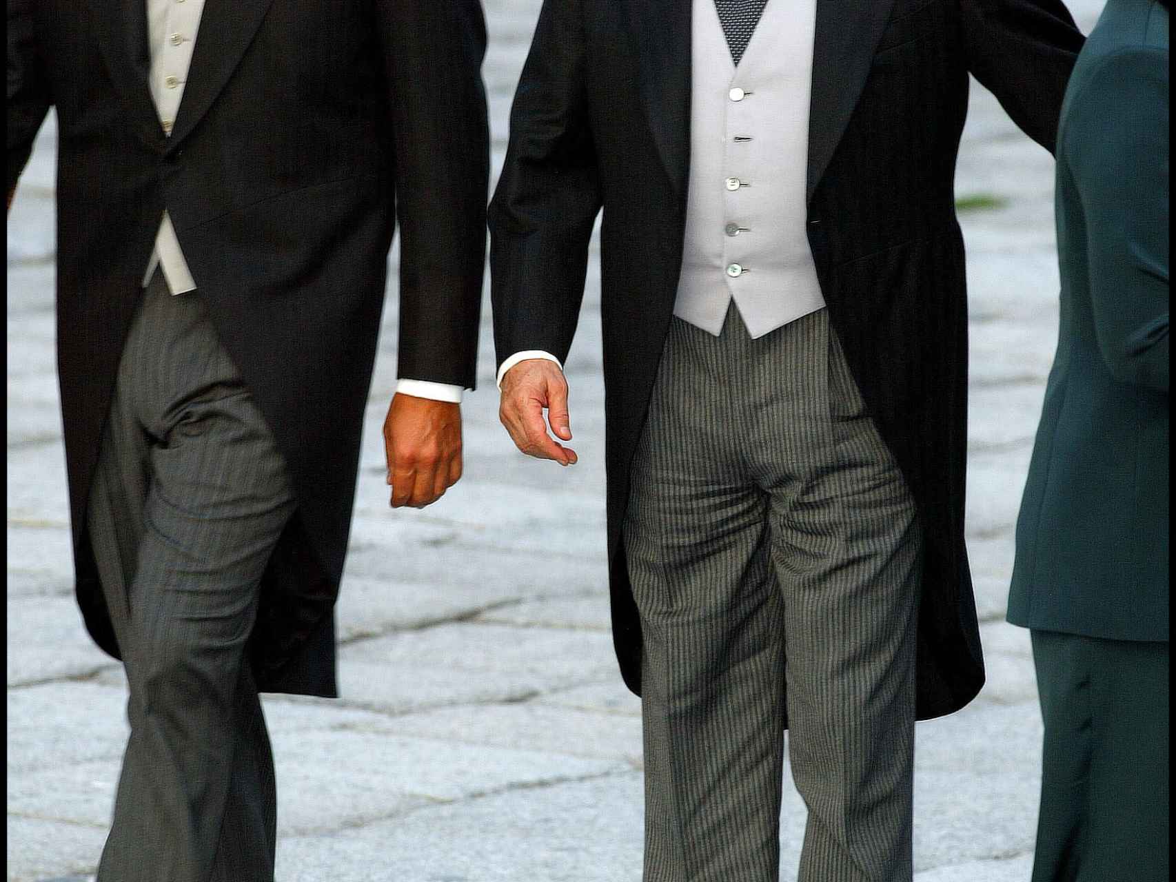 Silvio Berlusconi, en la boda de 2002.