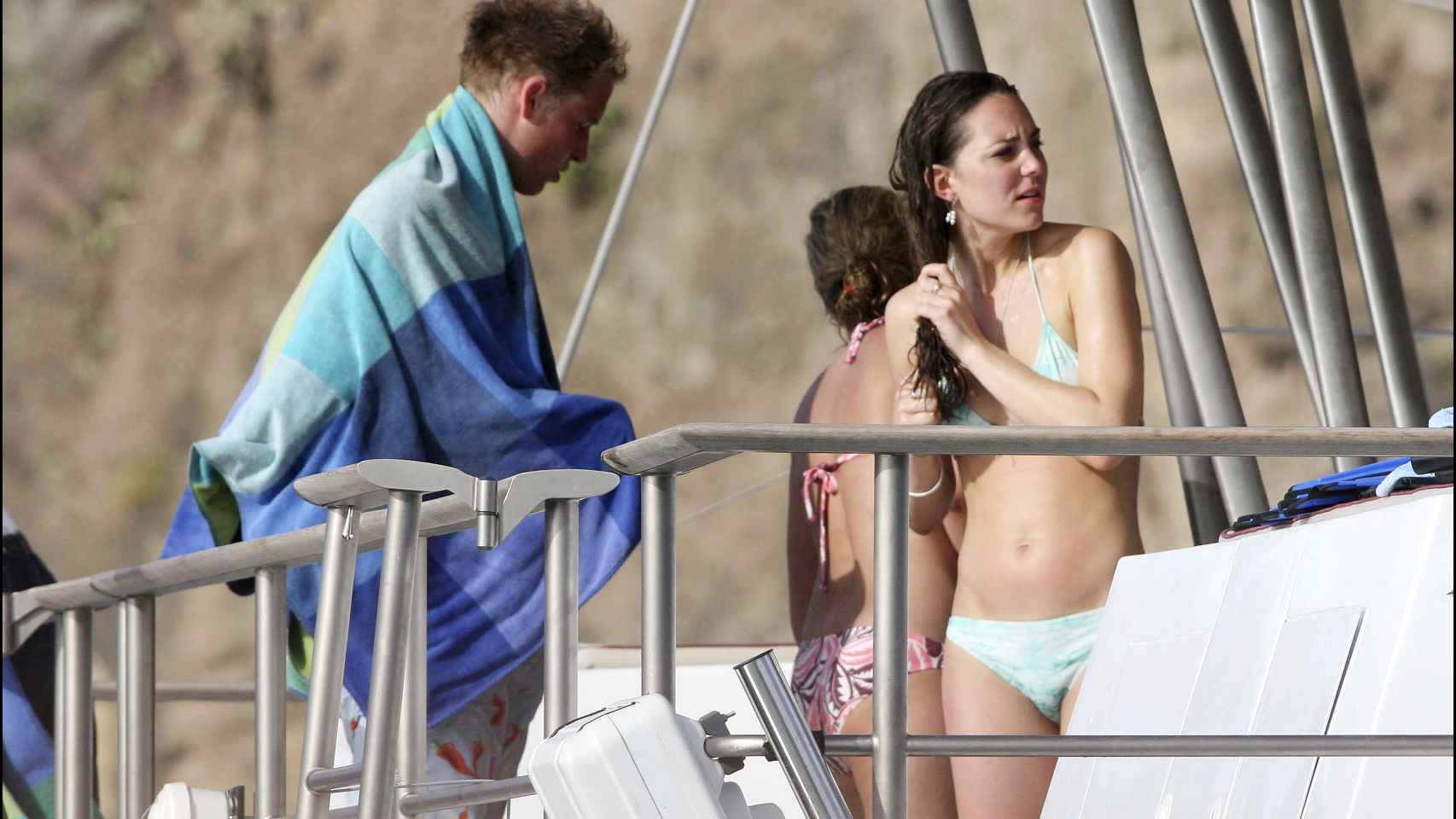 El príncipe Guillermo y Kate Middleton, durante unas vacaciones.