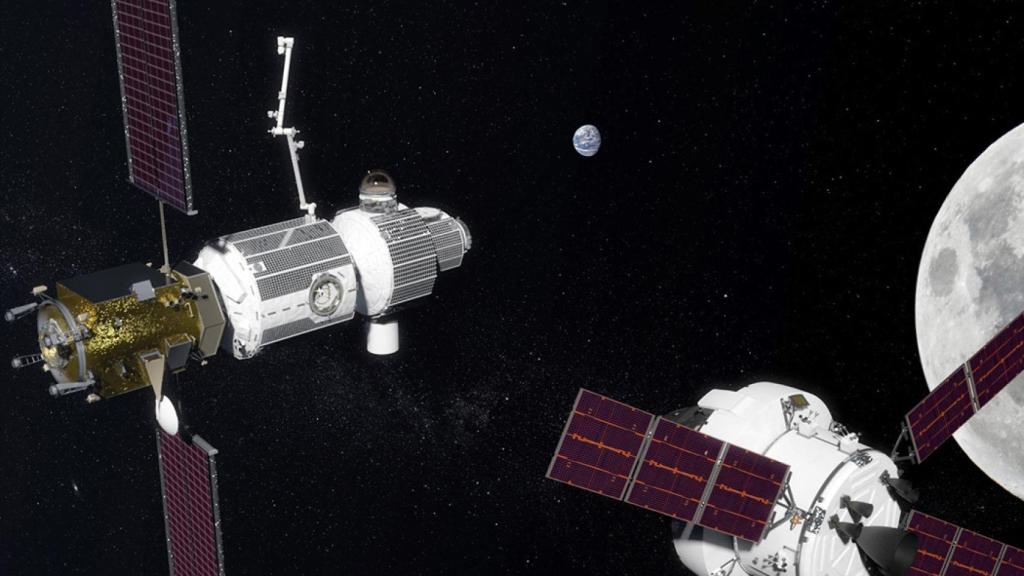 la luna la tierra nasa deep space gateway