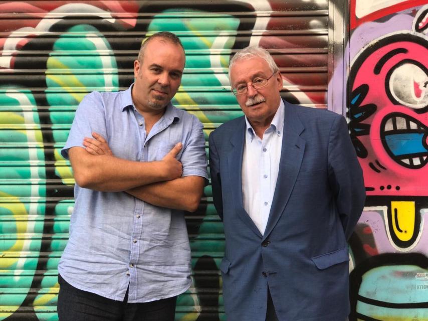 Rubén Buren y Joaquín Leguina, autores del libro Premio Novela Histórica Alfonso X.