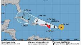 El huracán Irma alcanza la categoría 4 en su ruta hacia Florida