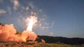 Lanzamiento de un misil surcoreano, el pasado lunes.