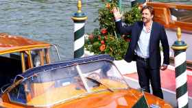 Javier Bardem a su llegada al festival de Venecia