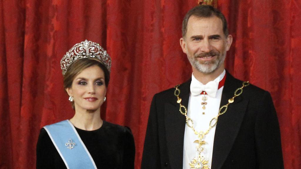 Los monarcas en su visita a Londres este año.