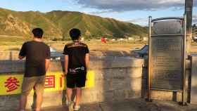 Turistas en Tumen, punto fronterizo entre China y Corea del Norte.