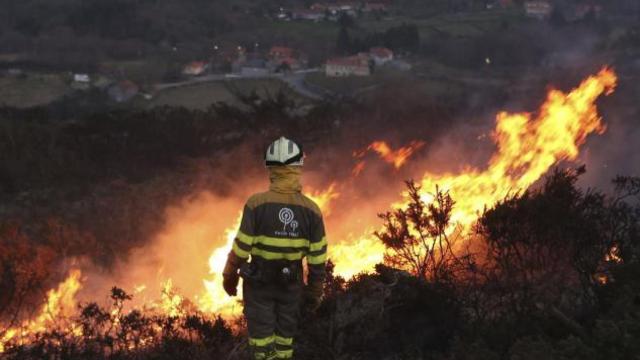 Imagen de archivo de un incendio en Ponteverdra.