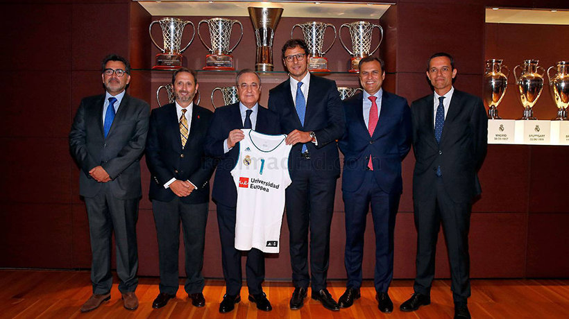 El Real Madrid y la Universidad Europea presentaron la camiseta del conjunto blanco para la temporada 2017/2018