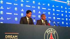 Mbappé es presentado con el PSG. Foto Twitter (@PSG_Inside)