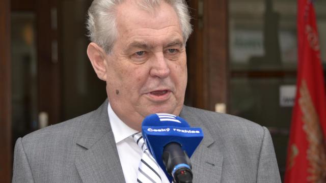 Milos Zeman en una imagen de archivo