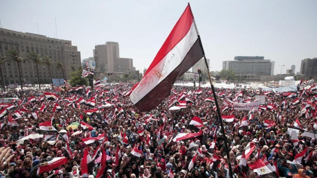 Imagen de las protestas en la Plaza de Thrir.