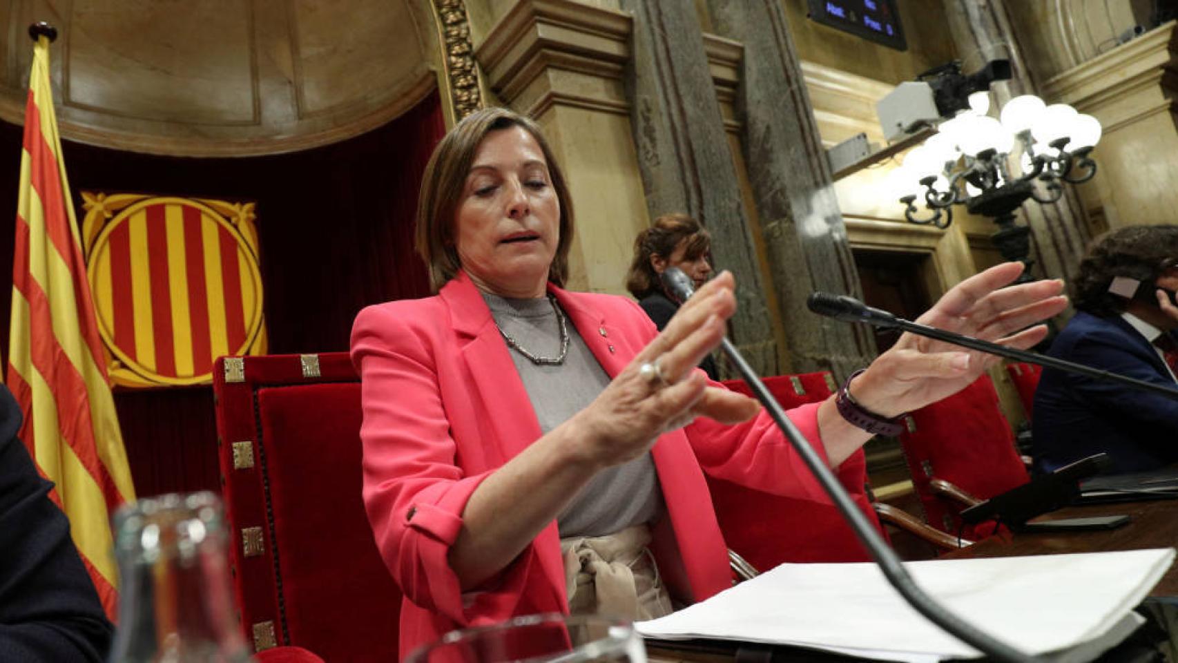 La señal del Parlamento catalán evita captar a la oposición abandonando la cámara