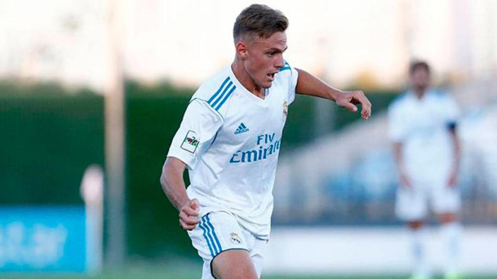 Dani Gómez, jugador del RM Castilla