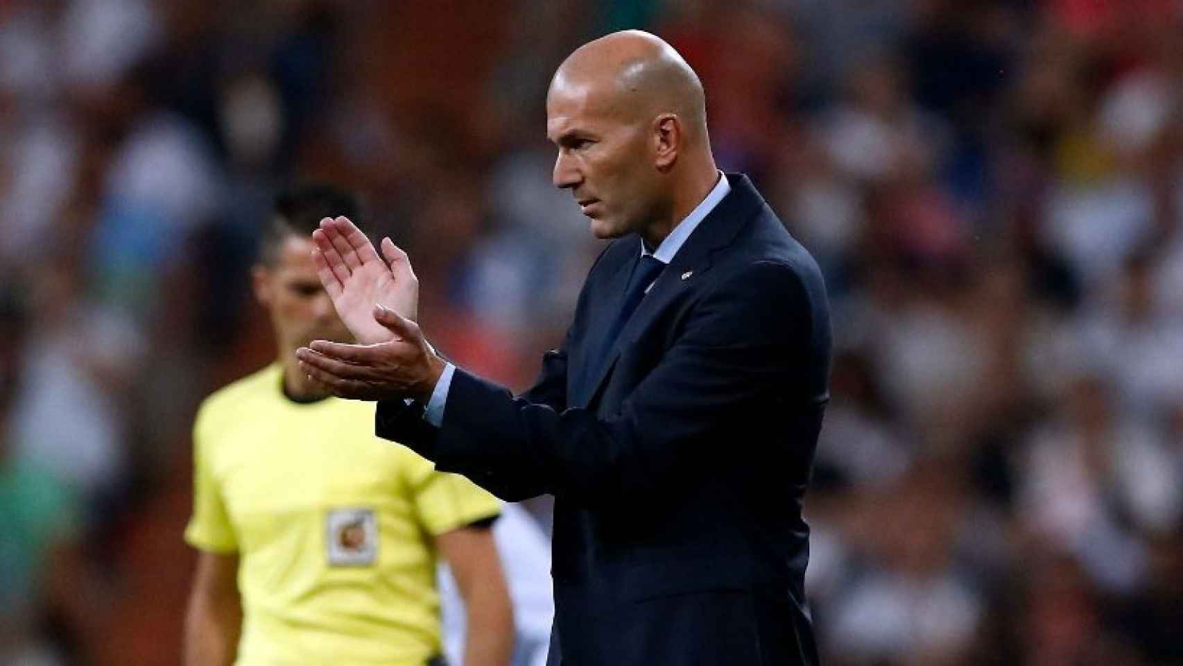 Zidane durante El Clásico