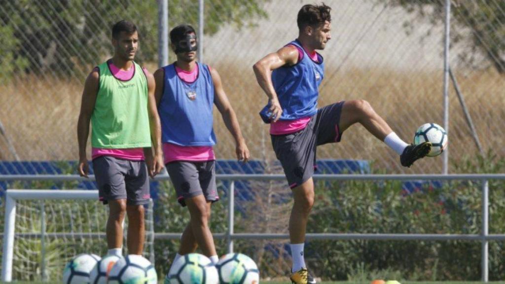 Entrenamiento del Levante. Foto: Twitter (@LevanteUD)