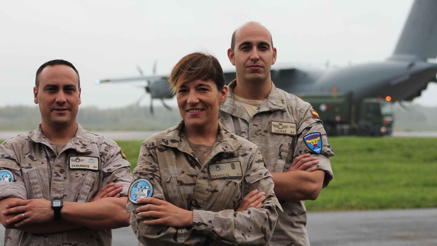 Sandra Lorena Barreal, Javier Lacasa y Doramas Sánchez.
