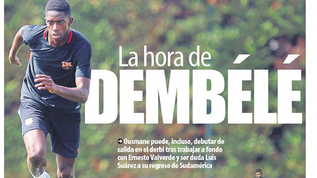 Portada Mundo Deportivo (08/09/17)
