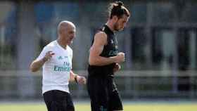 Bale durante un entrenamiento del Real Madrid
