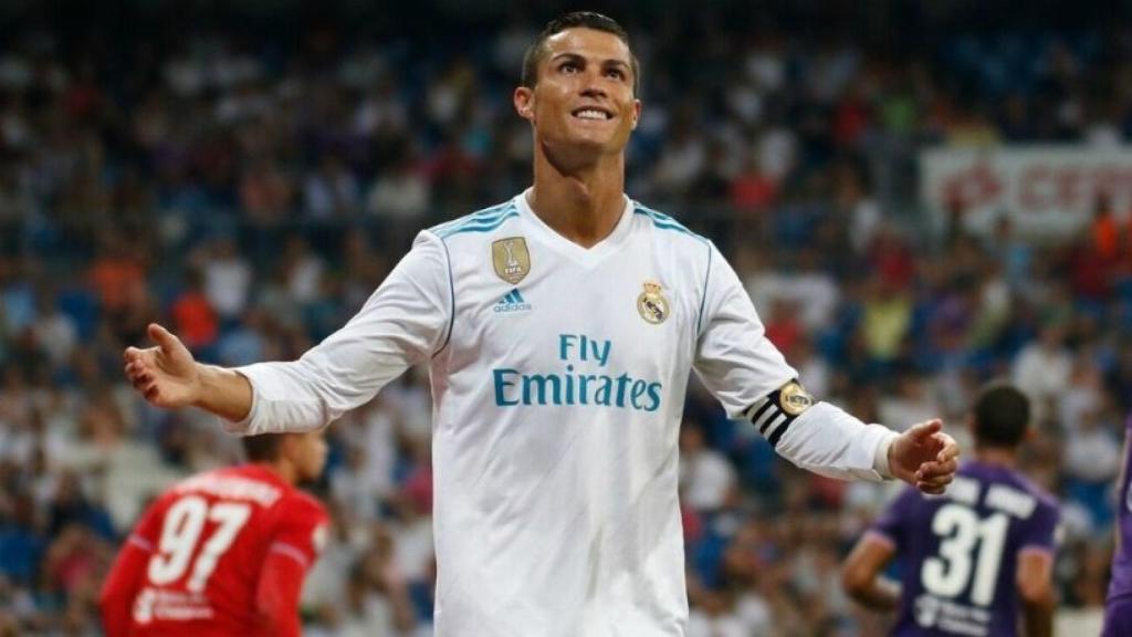 Cristiano se lamenta tras fallar una ocasión. Foto: Pedro Rodríguez / El Bernabéu