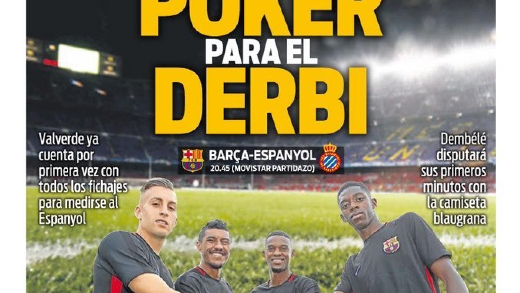 Portada del diario Sport (09/09/17)