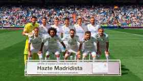 Once titular del Real Madrid ante el Levante