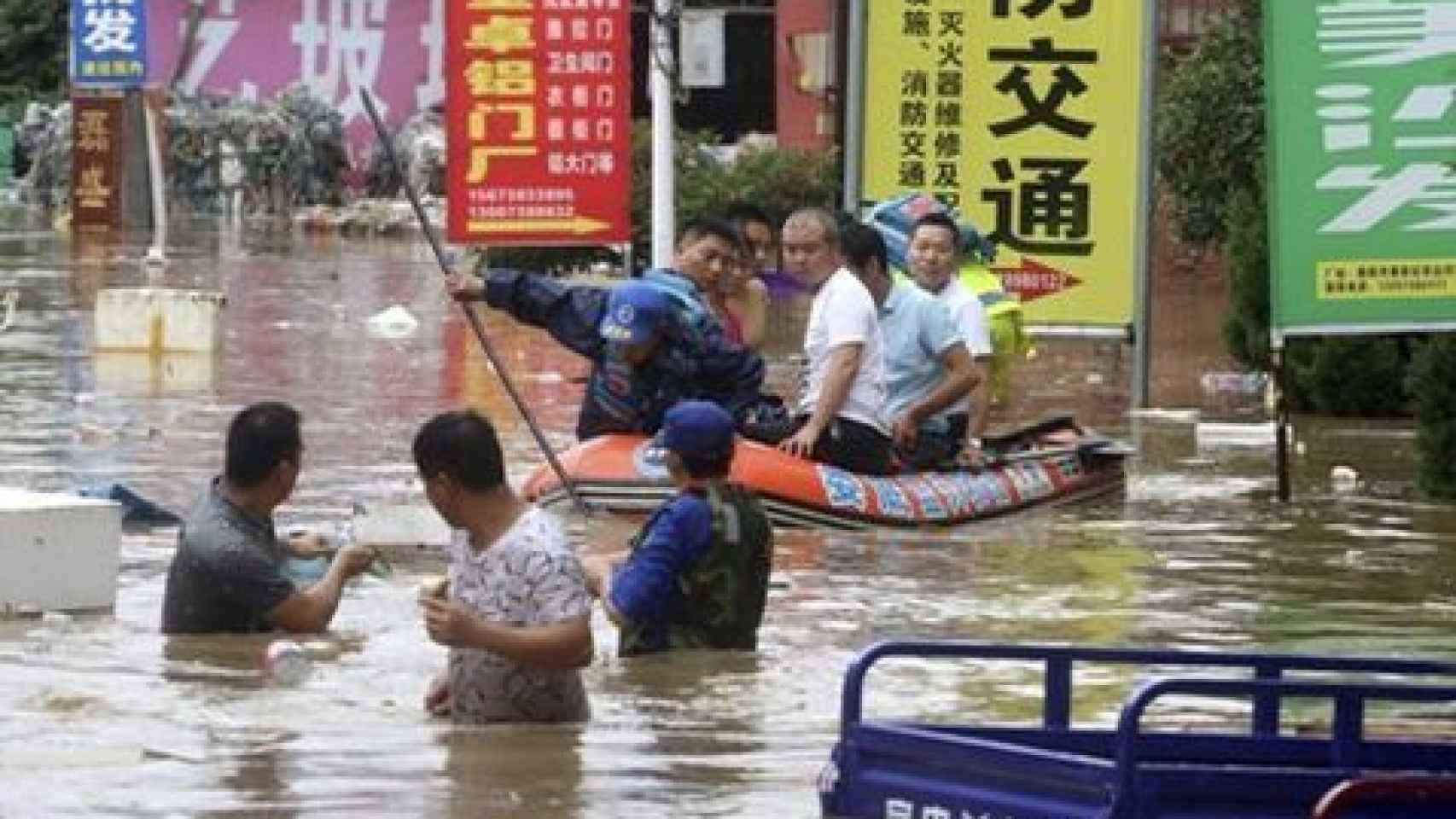 8 muertos a causa de las fuertes lluvias en el centro y sudoeste en China