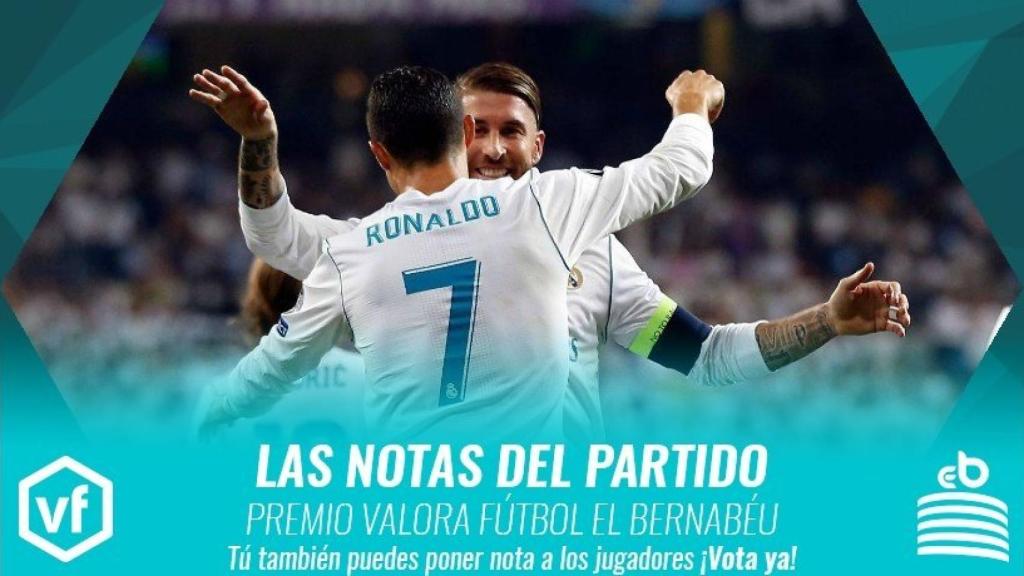 Cristiano Ronaldo y Sergio Ramos, entre los más destacados del encuentro