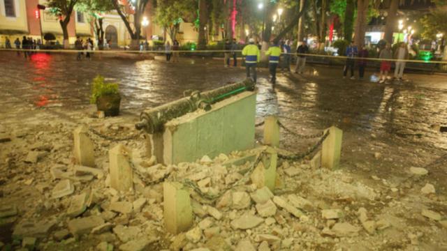 La ciudad mexicana de San Cristóbal de Las Casas ha quedado muy dañada tras el terremoto. Foto: La Teja.