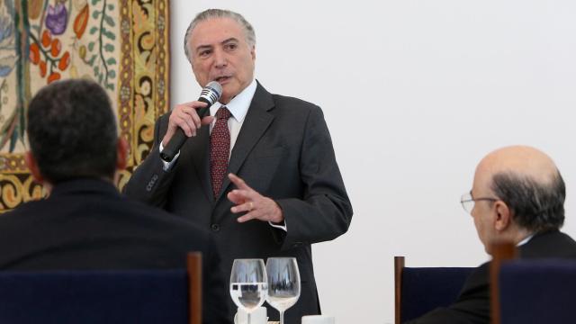 Michel Temer, presidente de Brasil.