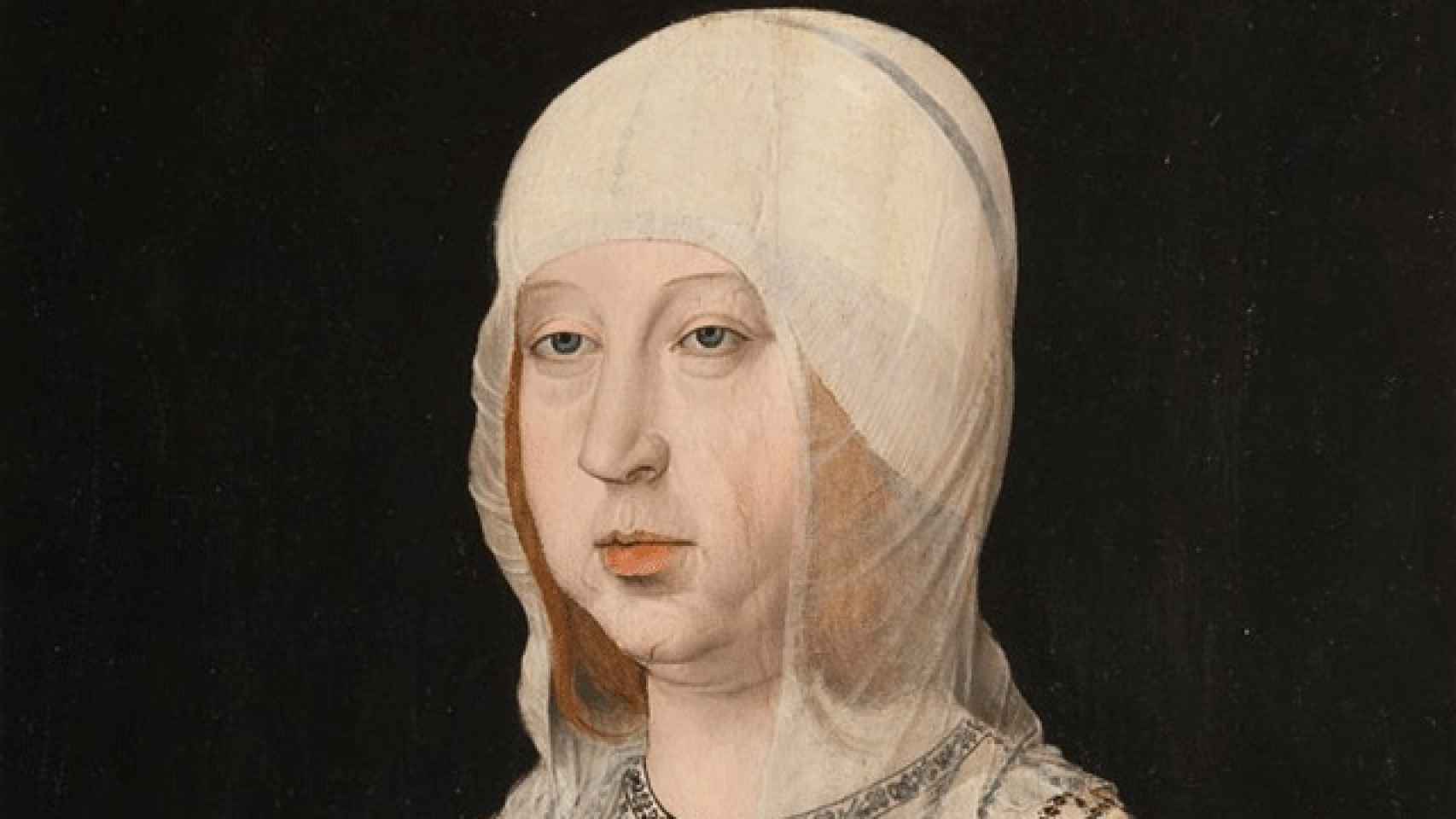 Retrato de Isabel la Católica pintado por Juan de Flandes, en 1500-1504.