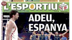 La portada independentista de L'Esportiu. Foto Twitter (@lesportiucat)