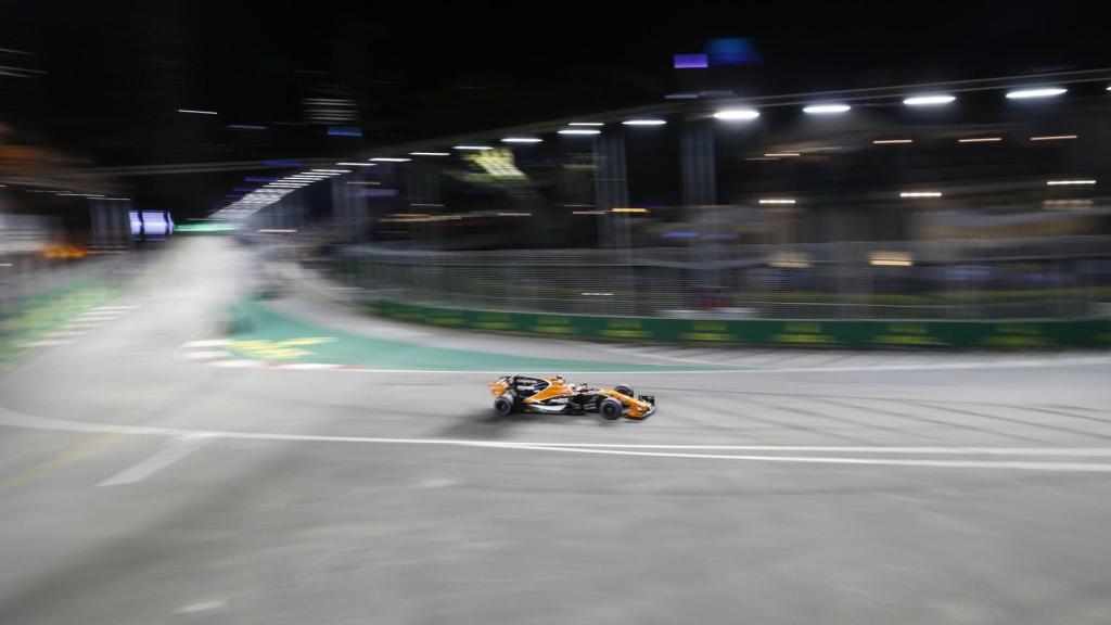 Fernando Alonso concluyó en un esperanzador octavo lugar.