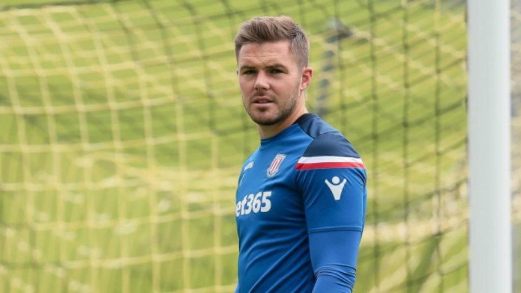 Butland entrena con el Stoke. Foto stokecityfc.com