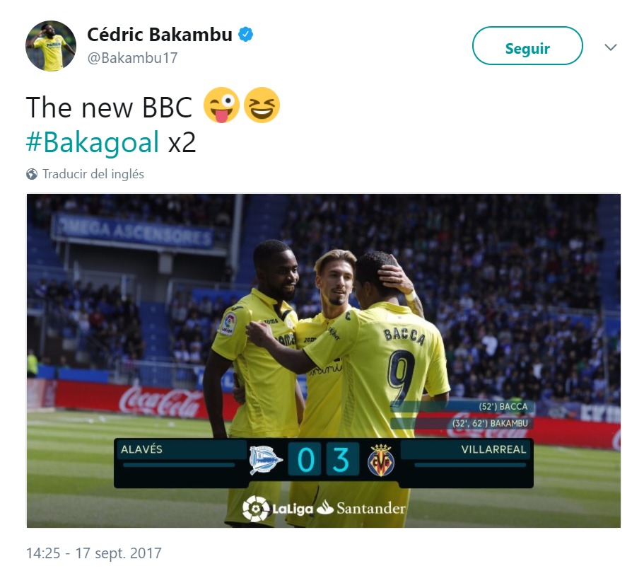 Bakambu presenta en sociedad a la nueva BBC