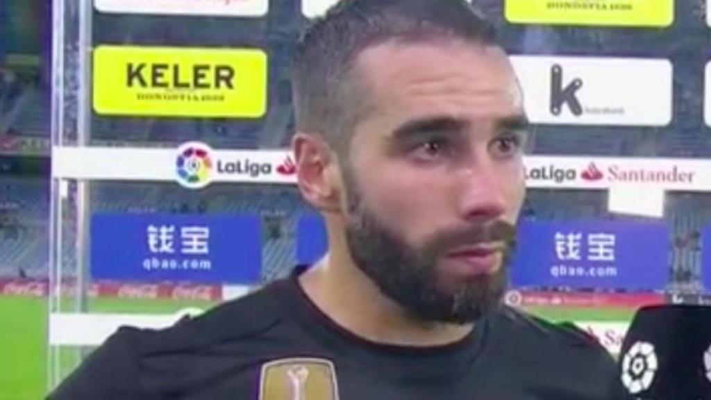 Carvajal habla tras el partido contra la Real