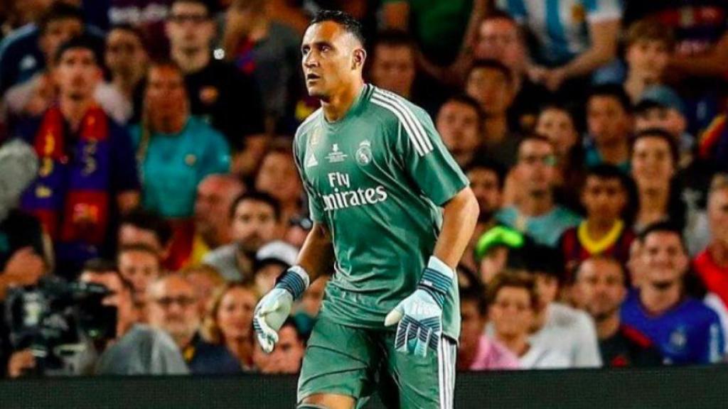 Keylor, en la Supercopa de España. Foto Instagram (@keylornavas1)