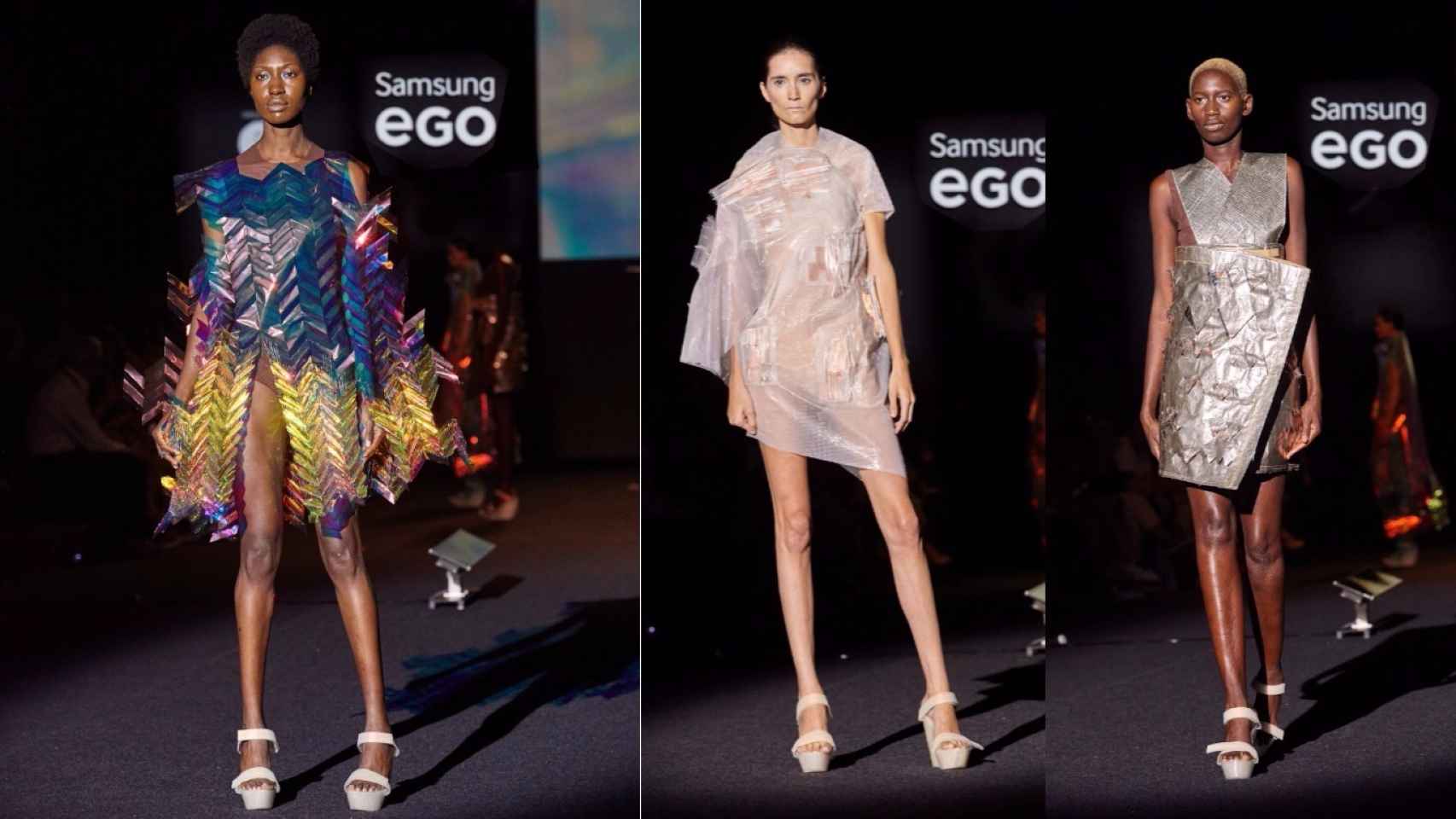Algunos de los modelos de la colección ganadora del Samsung EGO Innovation Project.