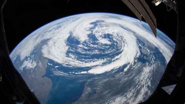 Fotografía del planeta Tierra tomada desde la Estación Espacial Internacional.