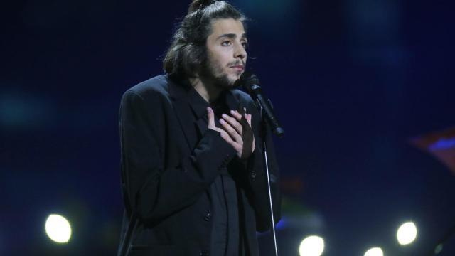 Salvador Sobral en Eurovisión.