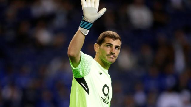 Casillas, en un partido de Champions esta temporada.