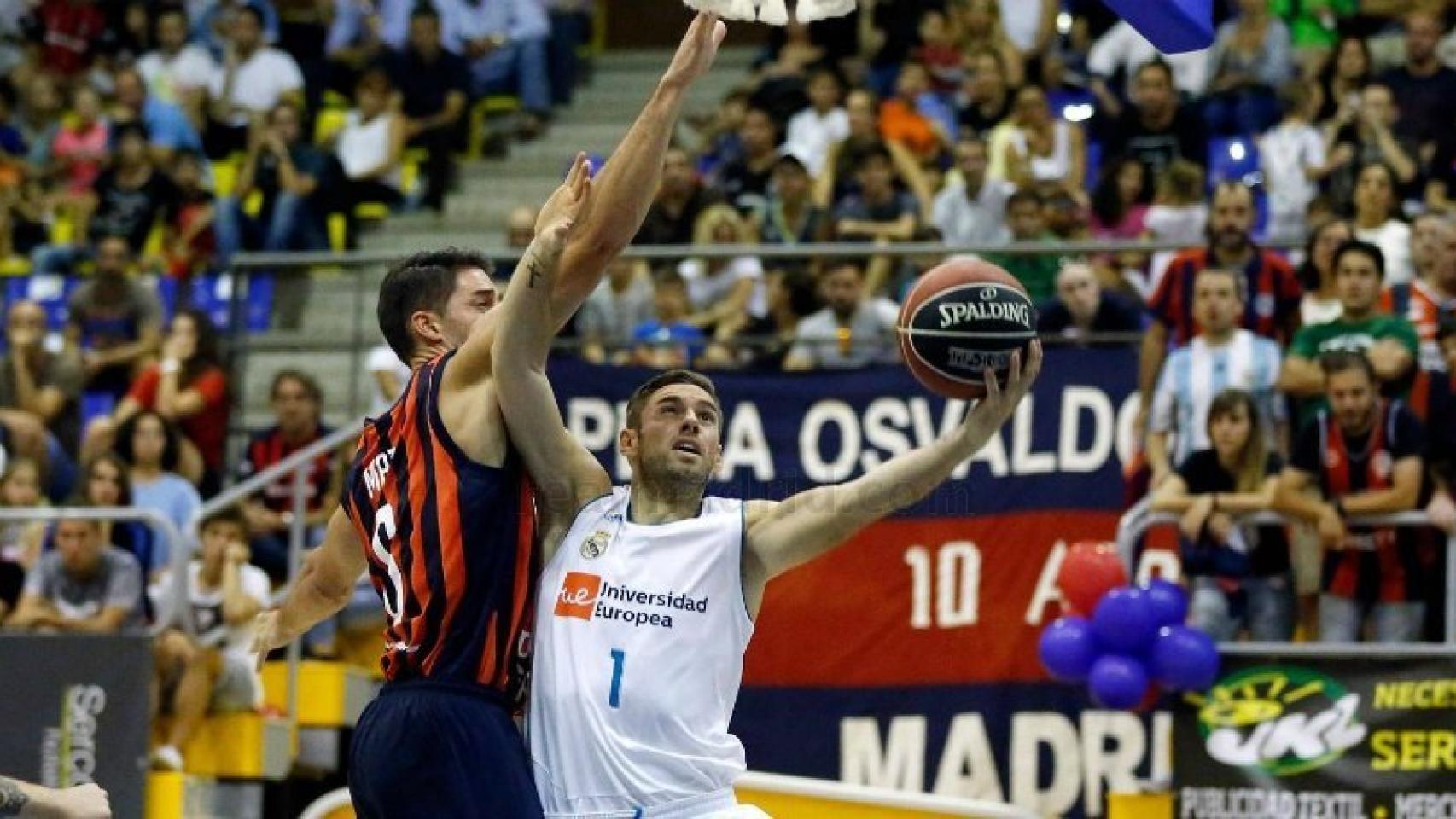 Causeur en el partido ante San Lorenzo