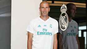 Zinedine Zidane ante las cámaras de Realmadrid TV