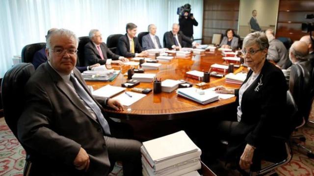 Reunión del pleno del Tribunal Constitucional